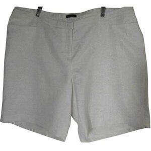 Lane Bryant Shorts Womens Size 14 Off White Bermuda Dress Shorts dressy